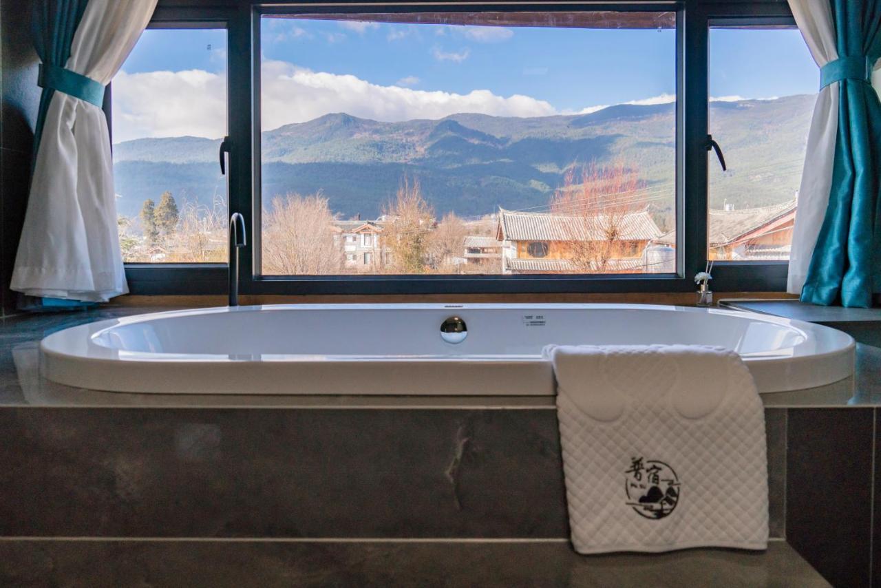 玉龙白沙普宿客栈 Lijiang  Exterior foto